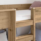  Krevet na kat za djecu Umjetnički hrast 80 x 200 cm | shoptok.hr