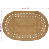  Tepih za područje Prirodna 205 x 305 cm Juta | shoptok.hr
