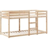 vidaXL krevet na kat s krovom 90 x 190 cm od masivne borovine | shoptok.hr