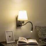  Brilagi - LED zidna lampa NUBILA 1xE27/25W/230V + LED/3W crna/krem | Eponuda.com