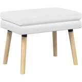  Klupa s dvostrukim slojem Bijela 60 x 40 x 46 cm Tkanina | shoptok.hr