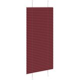  Plisirana zavjesa Bordo crvena 65x150 cm Širina tkanine 64,4 cm Poliester | shoptok.hr