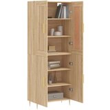  Visoka komoda hrasta sonome 69 5x34x180cm od konstruiranog drva | shoptok.hr