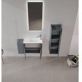 Hanah home Kupatilski ormarić sa umivaonikom i ogledalom (2 komada) Perla 80 336 | Eponuda.com