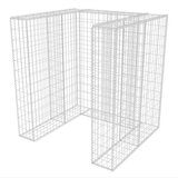  Gabionska ograda za kantu za otpad od čelika 110 x 100 x 120 cm | shoptok.hr