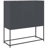  Komoda antracit 100,5 x 39 x 107 cm od hladno valjanog čelika | shoptok.hr