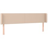  LED uzglavlje boja cappuccina 183x16x78/88 cm od umjetne kože | shoptok.hr