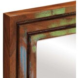 vidaXL Kopalniško ogledalo 50x70 cm trden akacijev les in steklo | Shoptok.si