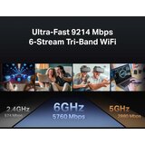 Tp-link Archer BE550 BE9300 Tri-Band Wi-Fi 7 9,2Gbps brezžični VPN usmerjevalnik-router / dostopna točka, (21553240) | Shoptok.si