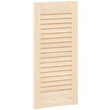 vidaXL Vrata za omarico z letvicami 61,5x29,5 cm trdna borovina | Shoptok.si