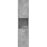  4-dijelni set kupaonskog namještaja siva boja betona drveni 41 x 38.5 x 46 cm | shoptok.hr