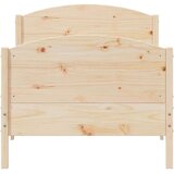 vidaXL Okvir kreveta s uzglavljem 100 x 200 cm od masivne borovine | shoptok.hr