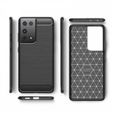 Nillkin silikonski ovitek za samsung galaxy S21 ultra G998 - mat carbon črn | Shoptok.si