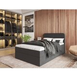 MID.YOU POSTELJA Z VZMETNICO 120 cm x 200 cm , tekstil antracit | Shoptok.si