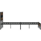  Posteljni okvir brez vzmetnice z vzmetnice dim. hrast 150x200cm, (21609792) | Shoptok.si