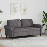  Dvosjed od tkanine siva 140 cm od umjetne kože | shoptok.hr