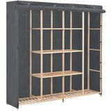 vidaXL Ormar od tkanine sivi 173 x 40 x 170 cm Cijene