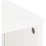 Bočni ormarići 4 kom ODDA bijeli 40x24x79 cm puno drvo bor | shoptok.hr