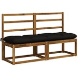  Jastučić za klupu VIANEN 100% poliester Crna 150 x 40 x 12 cm - Crna 150 x 40 x 12 cm | shoptok.hr