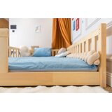  Drveni dječji krevet Levi - 200x140 cm - svijetlo drvo | shoptok.hr