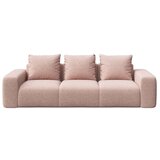 Rodier Rožnata sedežna garnitura iz tkanine bouclé 287 cm Monce – Cene