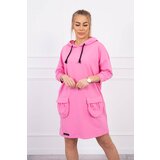 Kesi Light pink dress with hood Cijene