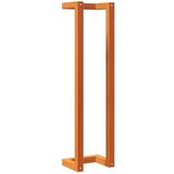  The Living Store Stojalo za brisače voščeno rjavo 23x18x90 cm trdna borovina - Stojalo Za Brisače, (21455697) | Shoptok.si