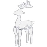  Božični jelen z mrežo 306 LED lučk 60x24x89 cm, (20769527) | Shoptok.si