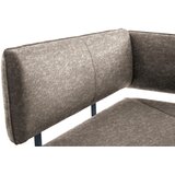 Cantus KOTNA KLOP, kovina, tekstil črna, svetlo rjava | Shoptok.si