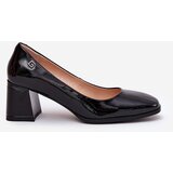 VINCEZA Leather Patent Heels On A Stiletto | Shoptok.si