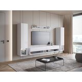 P & B Dnevni Regal Amadeo 2, Bela, Visoki Sijaj, 4-Delno | Shoptok.si