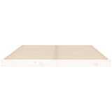  Za krevet bijeli 135 x 190 cm bračni od masivne borovine | shoptok.hr
