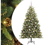  Umjetno Drvo za Božić s Šišarkama Zelena 180 cm | shoptok.hr