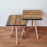 Hanah home 2Shp345 - brown brown nesting table (2 pieces) | ePonuda.com