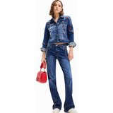 Desigual Kavbojke 'CORDOBA' moder denim / zelena / rdeča / bela | Shoptok.si