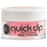 Lak za nohte Farbliches Acrylpulver Quick Dip - Hot Pink Petals Rožnata