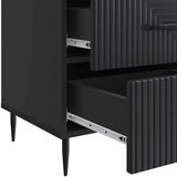  Noćni ormar s ladicama Crna 43 x 41 x 66,5 cm Konstruirano drvo | shoptok.hr