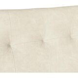  Chesterfield klupa Krema 112 x 65,5 x 75 cm Baršun | Eponuda.ba