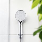 Allstar Plastična ručka za tuš u srebrnoj boji ø 9,5 cm Uno – | shoptok.hr