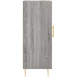 vidaXL Komoda siva sonoma 34,5x34x90 cm inženirski les | Shoptok.si