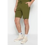 Trendyol Shorts - Khaki - Normal Waist Cene