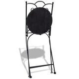  3-dijelni bistro set s keramičkim pločicama terakota-bijeli | shoptok.hr