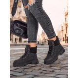 Resti Black women's insulated trapper boots Hogenaf Cijene