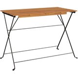  7-dijelni sklopivi bistro set masivno bagremovo drvo i čelik | shoptok.hr