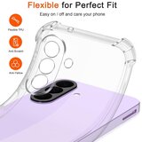 Techsuit Shockproof Clear Silicone prozirna maskica otporna na udarce za Samsung Galaxy A27 5G | shoptok.hr