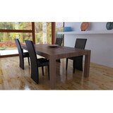 Furnova Jedilni stoli 4 kosi temno rjavo umetno usnje, (21929020) | Shoptok.si