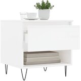  Stolići za kavu 2 kom sjajni bijeli 50 x 46 x 50 cm drveni | shoptok.hr