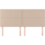  Uzglavlja 4 kom boja cappuccina 90x5x78/88 cm od umjetne kože | shoptok.hr