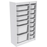 Hanah home višenamenska polica montana xs 2D4N8U white | ePonuda.com