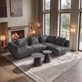 Bessagi Home Sedežna Garnitura Celina, Temno Siva | Shoptok.si